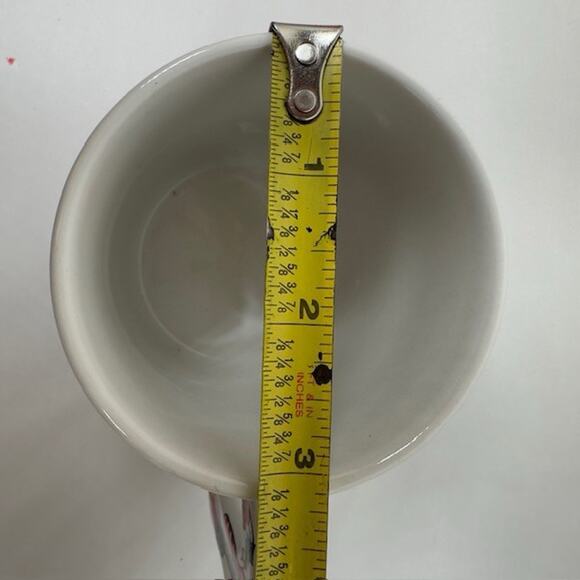 Toscany Collection Teddy Bear in Santa Hat Christmas Mug/Cup Stoneware 1980s VTG - Picture 7 of 16